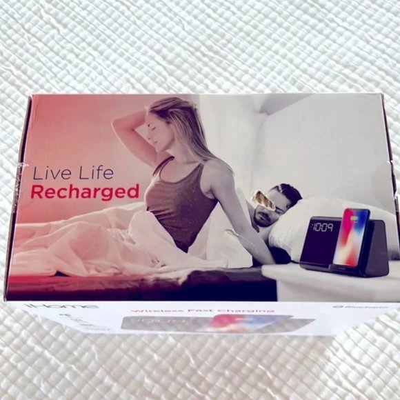 Speaker Alarm Clock Wireless Charging iHome - Picture 11 of 11